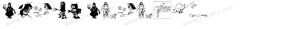 Space Station 77字体转换